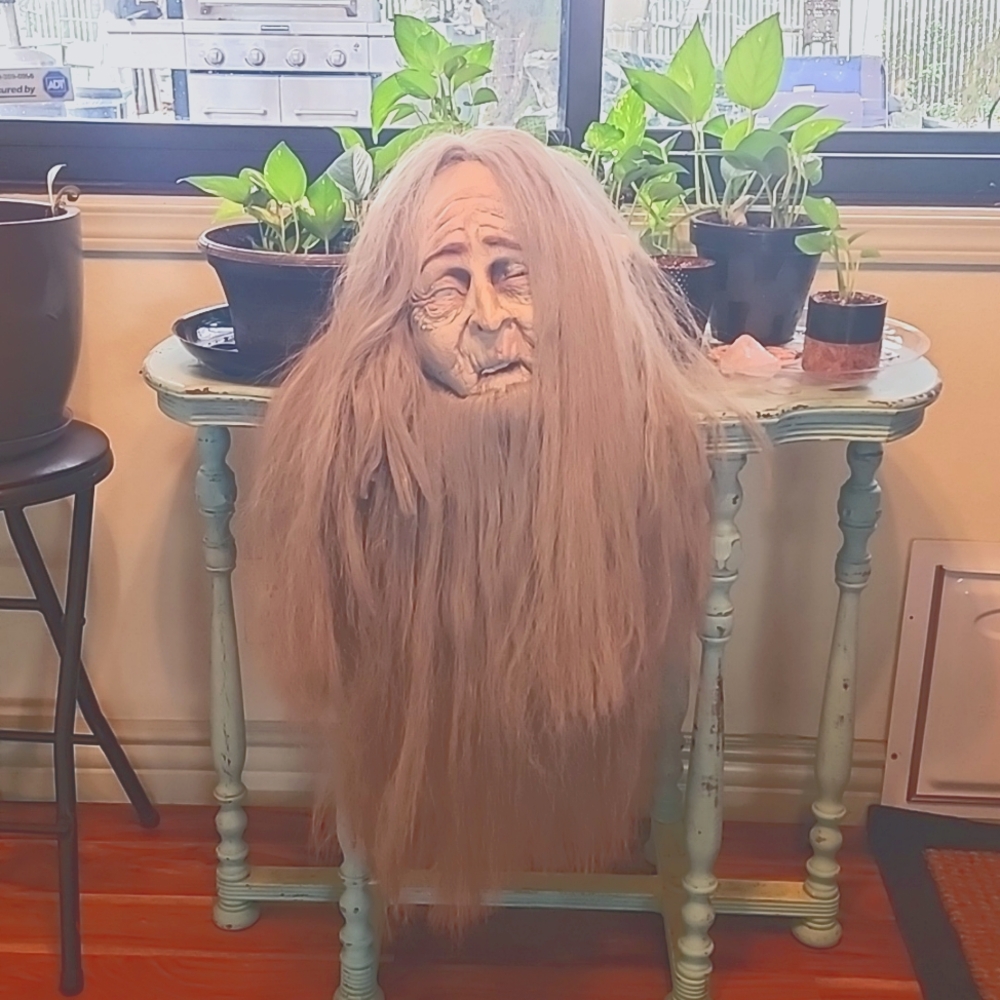 Halloween mask Old man Wizard